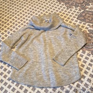 Gray off shoulder sweater